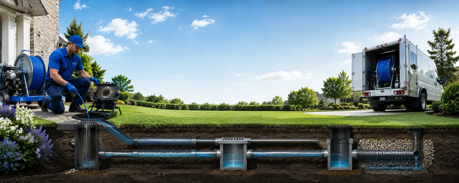 Outdoor drain cleaning information for Pendroy, MT
